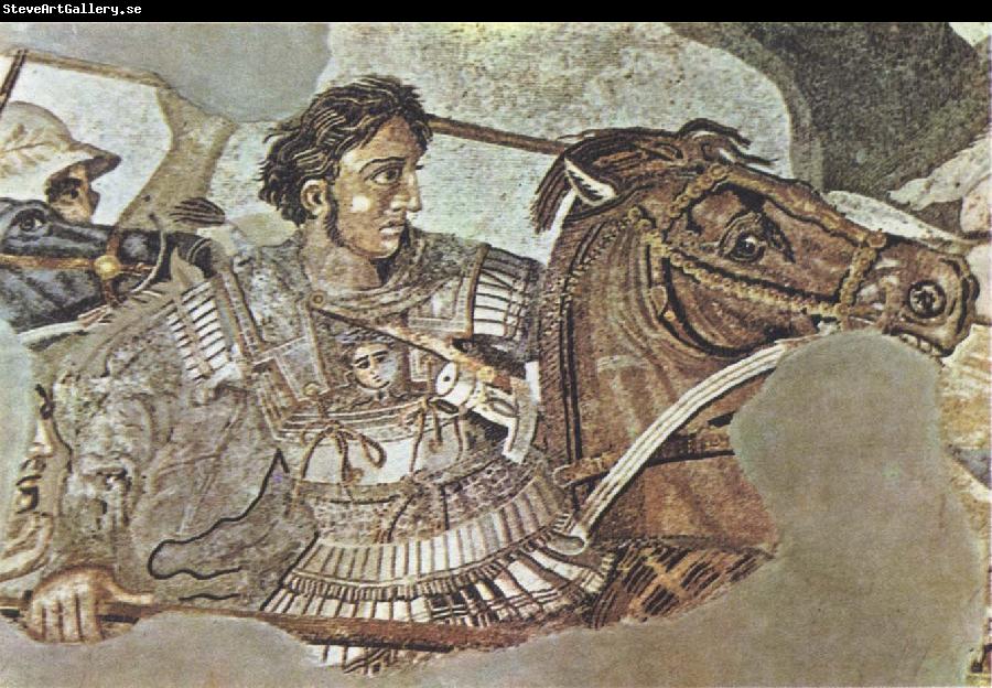 unknow artist alexander den stor i slaget vid lssos 333 fkr der han besegrade darius III